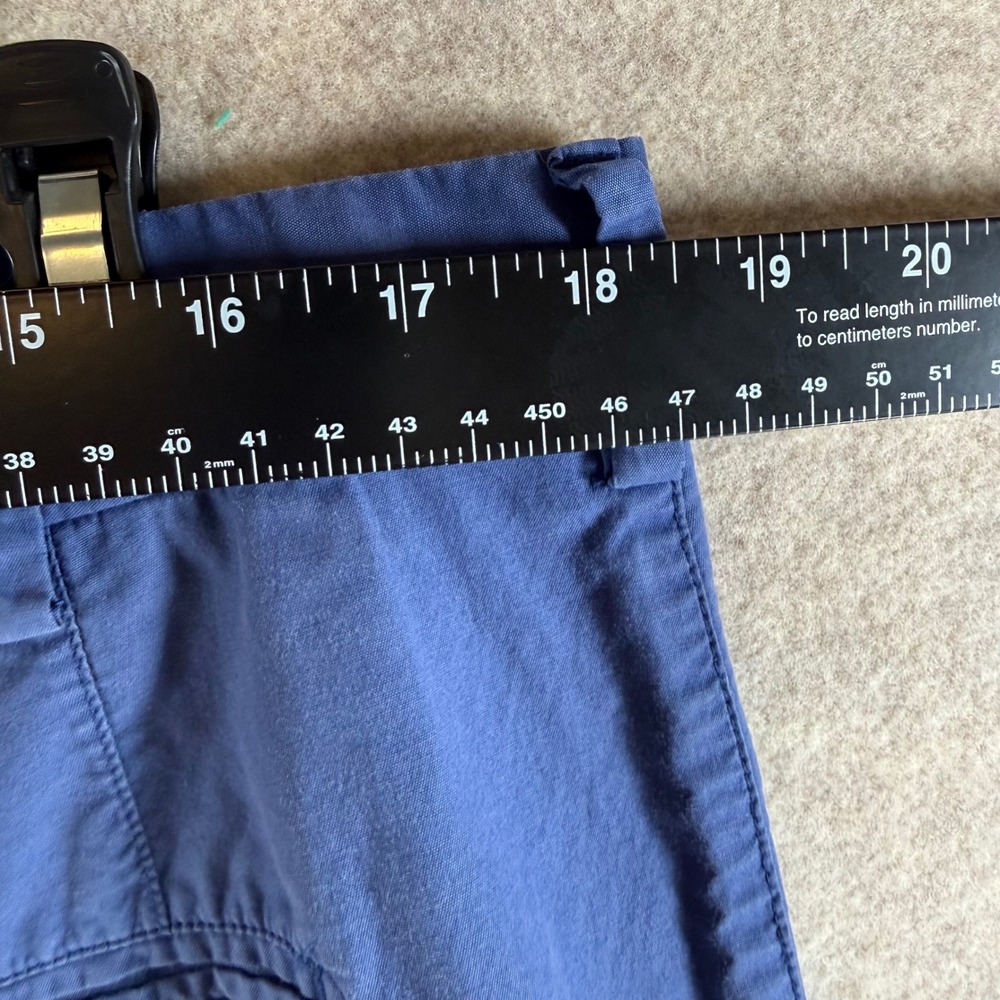 Peter Millar Shorts 36 Blue Cotton Blend Flat Front MS20B01 20709 - Picture 4 of 8